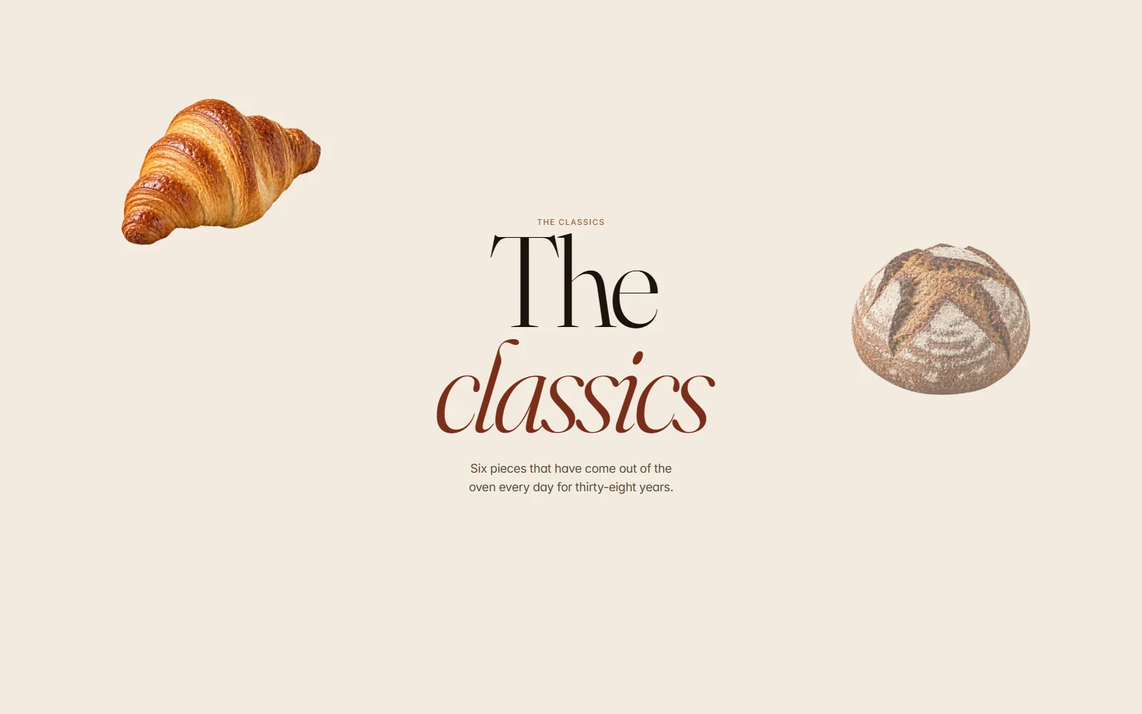 Fournil, the classics section