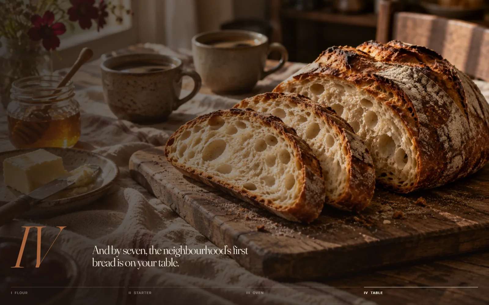 Fournil, bread section