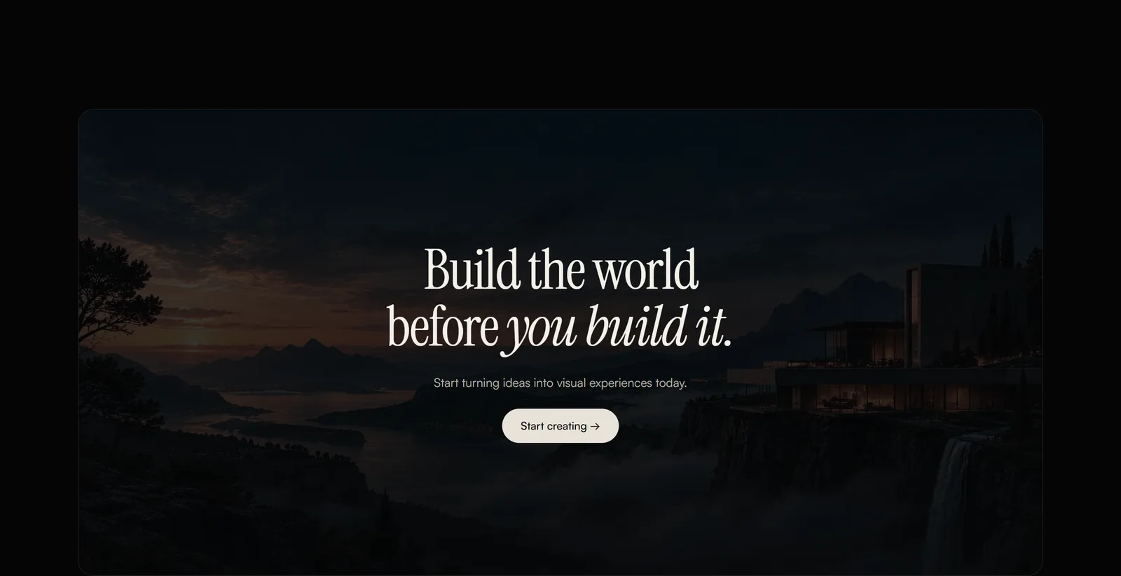 Velora, call to action section